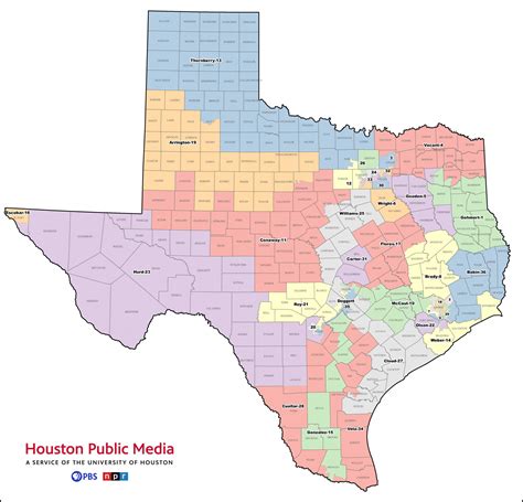 Texas Th Congressional District Map