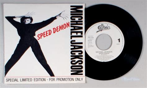 Michael Jackson Speed Demon 7 Single 1989 Vinyl 45 Etsy