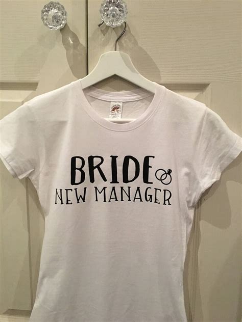 Custom Bride And Groom T Shirts New Management Wedding Etsy