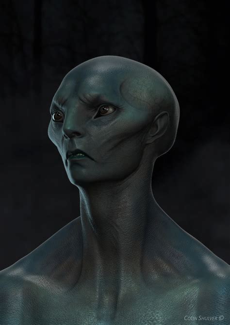 Colin Shulver Humanoid Alien
