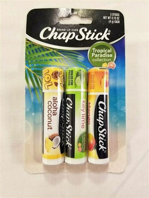 X Chapstick Lip Care Balm Tropical Paradise Aloha Coconut Key Lime