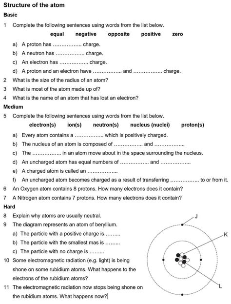 Chemistry Worksheets Enhance Your Learning With Comprehensive Exercises