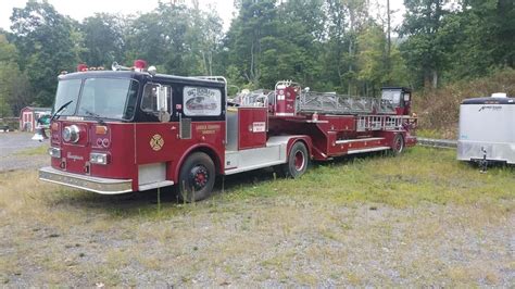 1987 Seagrave Tiller From Hoboken New Jersey Fire Trucks Rescue