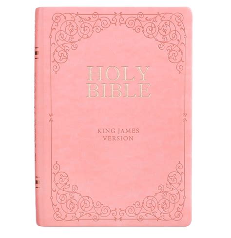 Nkjv Reference Bible Compact Large Print Imitation Leather Pink