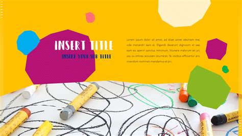 Kid And Art Powerpoint Templates For Presentation