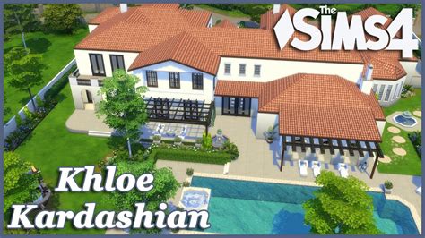 The Sims 4 Khloe Kardashian House Build Part 4 Youtube