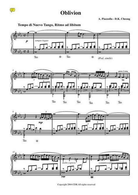 Download and print in pdf or midi free sheet music for oblivion by astor piazzolla arranged by shigeo ida for piano (piano duo). An Argentine classic: Astor Piazzolla and the evolution of ...