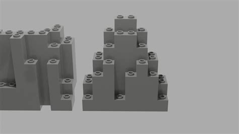 3d Model Lego Rocks Vr Ar Low Poly Cgtrader