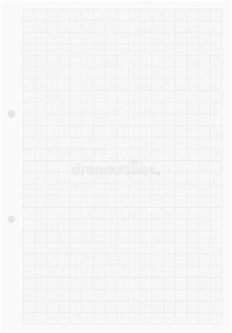 Graph Paper Sheet Background With Blue Line Pattern Vector Stock