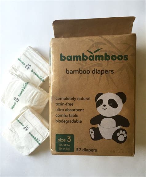 Bambamboos Are A Biodegradable Diaper Made From Organic Bamboo Non