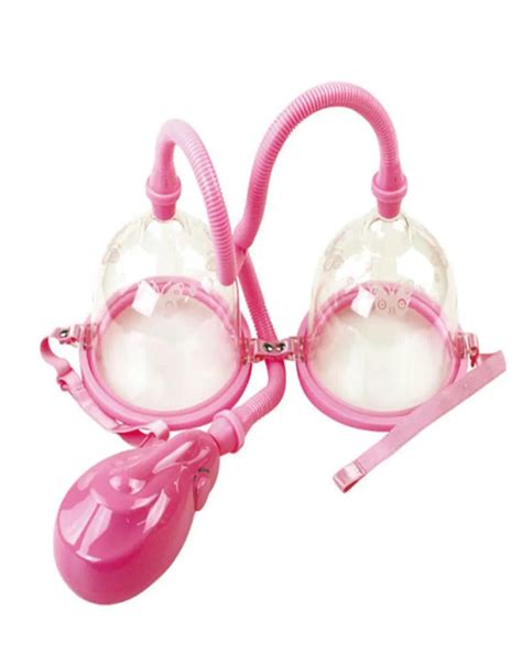 Dual Female Breast Vacuum Pump Breast Enlarger Enhancer Suction Cup Enlargement From H Gy