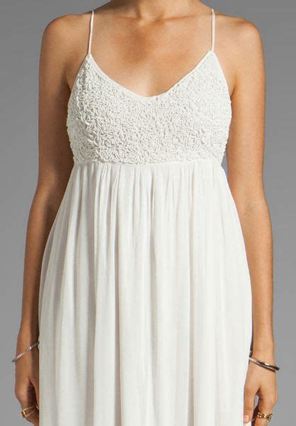 Somedays Lovin Temple Maxi Dress In White In White Lyst