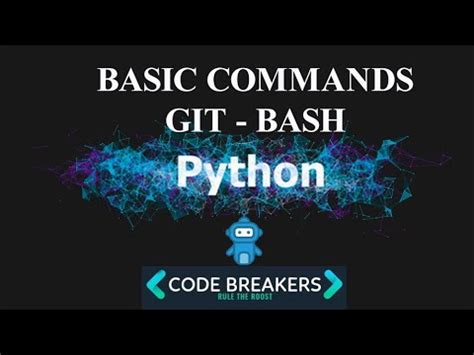 Git for windows git for windows is the windows port of git, a fast, scalable, distributed revision control system wi. BASICS COMMANDS LINE || GIT - BASH || PYTHON COURSE - YouTube