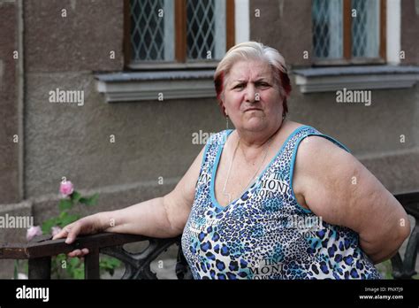 Old Fat Woman Hi Res Stock Photography And Images Alamy