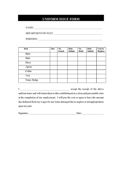 Provide a clinical handover to the ed staff member within 15 minutes. Restaurant employee uniform issue form. | Restaurant ...