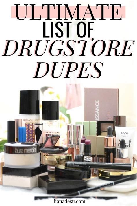 Drugstore Makeup Dupes The Ultimate List Liana Desu Drugstore