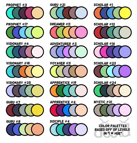Color Palettes F2u By Nervouslydead On Deviantart