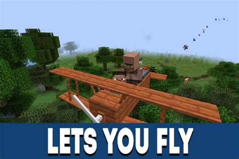 Download Minecraft Pe Airplane Mod Plane Mod Minecraft Pe