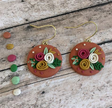 This Item Is Unavailable Etsy Polymer Clay Flower Jewelry Diy