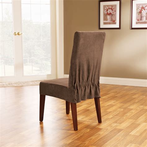 At getslipcovers.com, our top 3 reasons to use them are if you've got a chair with arms, it is possible to find a slipcover to fit, but these aren't so widely available. Sure Fit Soft Suede Dining Chair Slipcover & Reviews | Wayfair