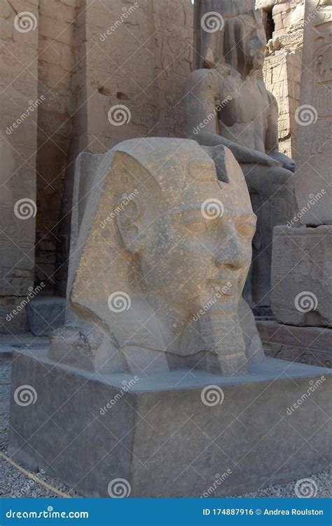 Carving At Karnak Temple Stock Photo Image Of Temple 174887916