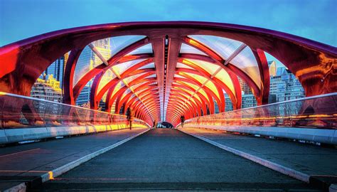 Peace Bridge Calgary Alberta Photograph By Bassart Photography Fine