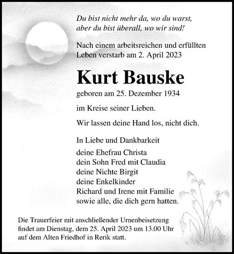 Kurt Bauske Obituaryblog Posts