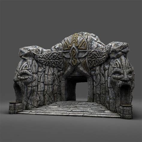 Cave Entrance Cave Entrance 3d Model Cave Entrance 2 By Bemola