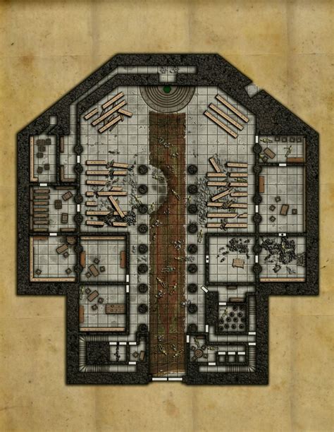 32 Dungeons And Dragons Temple Map Maps Database Source