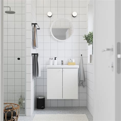 Gratis frakt på alle bestillinger over 499 nok. ENHET / TVÄLLEN Servantskap med 2 dører - hvit/Pilkån ...