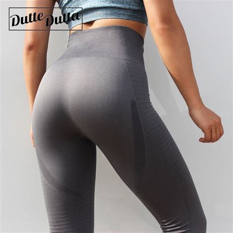 Seamless Leggings Yoga Pants With High Waist And Ribbed Pattern Im Loving Yoga