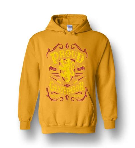 Proud To Be A Gryffindor Bravery Chivalry Heavy Blend Hoodie