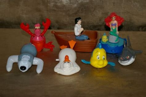 The Little Mermaid Mcdonalds Happy Meal Toys Ebay