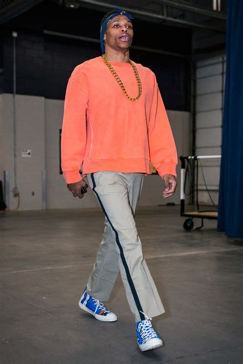 We tracked every outfit the nba's biggest fashion star wore this season. The Russell Westbrook Look Book in 2020 | Nba fashion ...