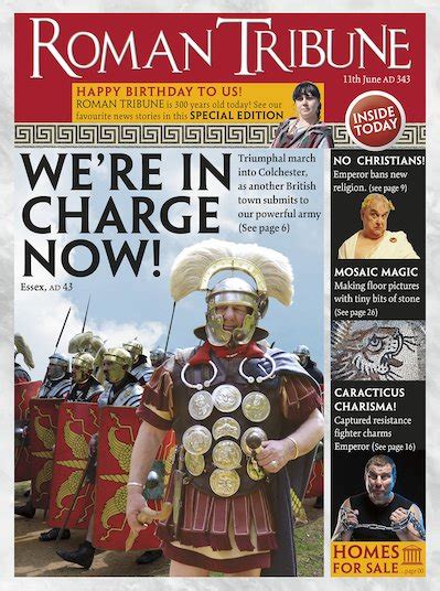 Newspapers From History Roman Tribune Scholastic Shop
