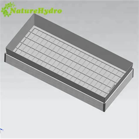 White Black 2x4 4x4 4x8 Abs Plastic Flood Trays Indoor Grow Table For