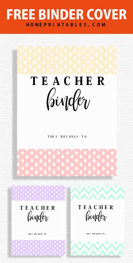 Free Teacher Binder Printables 30 Useful Class Planners