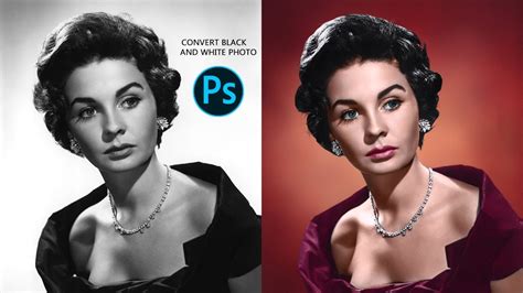 Convert Black And White Photo To Color Photoshop Tutorial YouTube