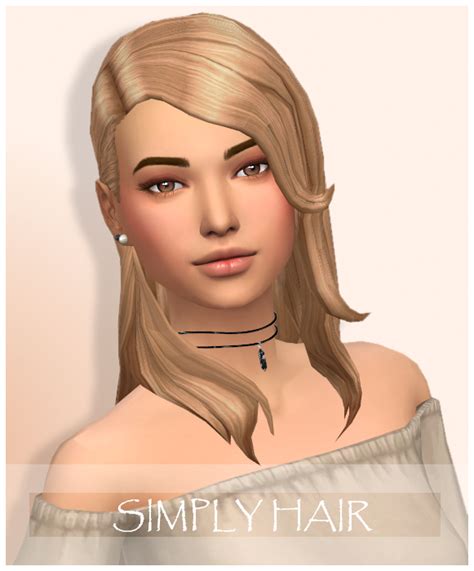 Wondercarlotta Sims 4 My First Hair 😊 I Dont Know If There Will Be