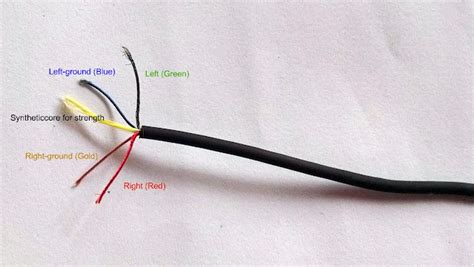 Headphone Wiring Colors Electrical Blog