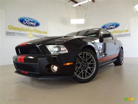 2012 Black Ford Mustang Shelby Gt500 Svt Performance Package Coupe