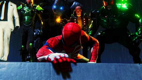 Spider Man Ps4 Spider Man Defeated By The Sinister Six Youtube