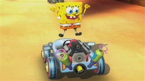 Playing As Spongebob Squarepants Nickelodeon Kart Racers 2 Grand Prix Gameplay Youtube