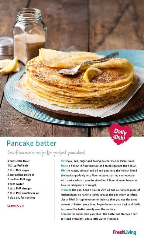 Pancake Batter Recipe Search Results Pick N Pay Batter Recipe
