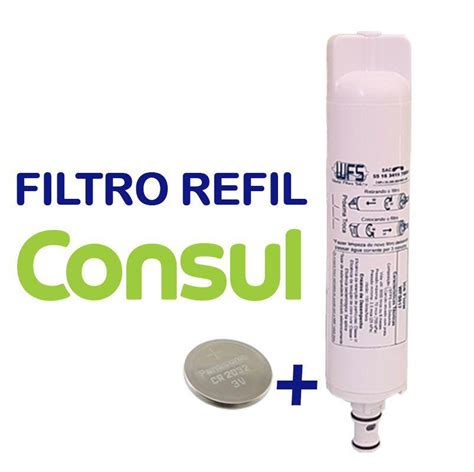 Filtro Refil Para Purificador De Água Consul Facilite E Bem Estar