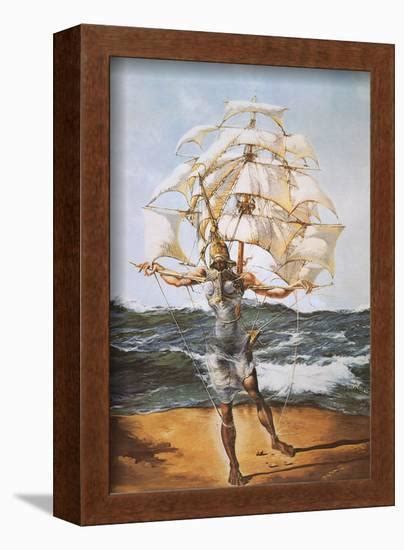 The Ship Framed Art Print Salvador Dalí