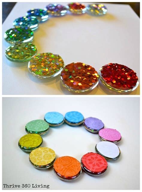 Diy Glitter Gems And Magnets Color Made Happy