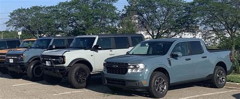 Spotted 2022 Ford Maverick Comparison Galore Bronco Ranger And F 150