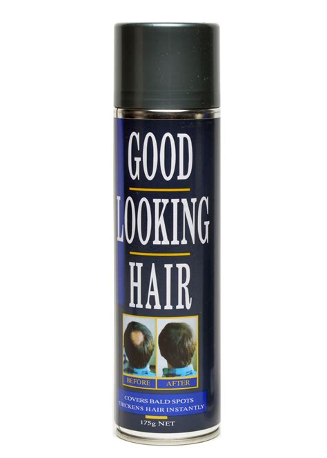 Dark locks are usually rich and lustrous, but they are way harder to dye, especially for a single occasion. Amazon.com : Good Looking Hair Color Spray (Blonde) : Bald ...