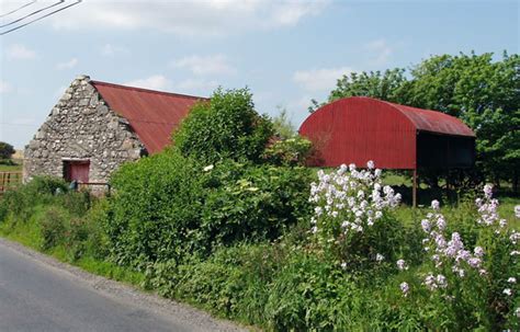 Old Barns By Road North Of © Liz Mccabe Geograph Ireland